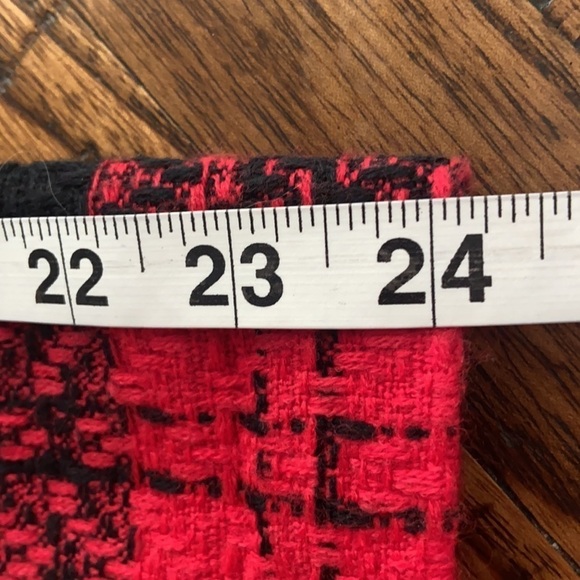 Studio C Vintage jacket blazer business casual black and red plaid size - Picture 16 of 16